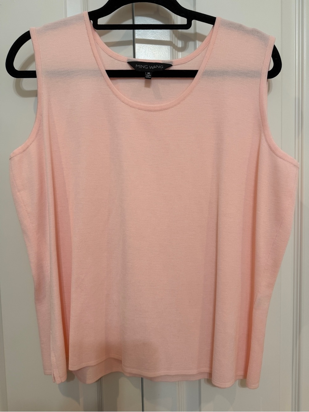 Ming Wang Soft Blush Sleeveless Knit Tank